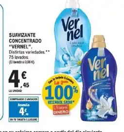 E.Leclerc VERNEL Suavizante concentrado oferta