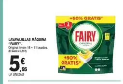 E.Leclerc FAIRY Lavavajillas máquina oferta