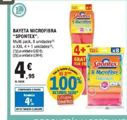E.Leclerc SPONTEX Bayeta microfibra oferta