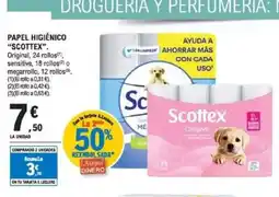 E.Leclerc SCOTTEX Papel higiénico oferta