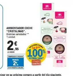 E.Leclerc CRISTALINAS Ambientador coche oferta