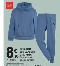 E.Leclerc Sudadera con capucha o patalón oferta