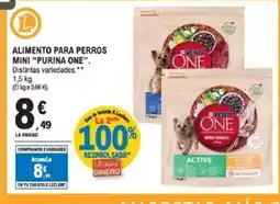 E.Leclerc PURINA ONE Alimento para perros mini oferta