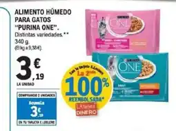 E.Leclerc PURINA ONE Alimento húmedo para gatos oferta