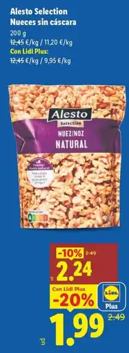Lidl ALESTO Selection Nueces sin cáscara oferta