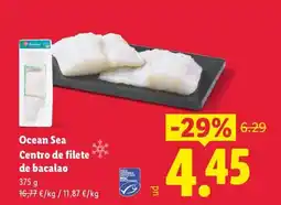 Lidl Ocean Sea Centro de filete de bacalao oferta