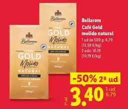 Lidl BELLAROM Café Gold molido natural oferta