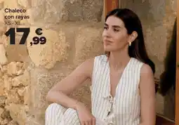 Carrefour Chaleco con rayas XS-XL oferta
