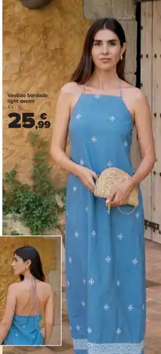 Carrefour Vestido bordado oferta