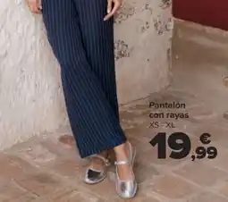 Carrefour Pantalón con rayas XS-XL oferta