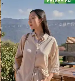 Carrefour Camisa con lino XS-2XL oferta