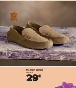 Carrefour Mocasín serraje oferta