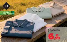 Carrefour TEX Polo piqué liso S-3XL oferta