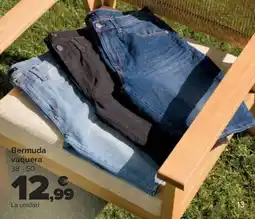 Carrefour Bermuda vaquera 38-50 oferta