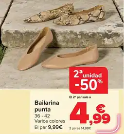 Carrefour Bailarina punta oferta