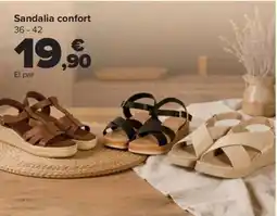 Carrefour Sandalia confort oferta