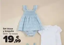 Carrefour Set blusa y braguita oferta