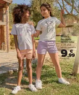 Carrefour Short o Bermuda denim color oferta