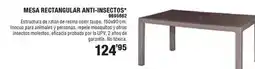 Optimus Mesa rectangular anti-insectos oferta