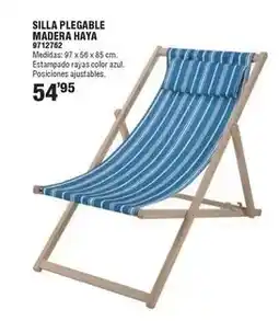Optimus Silla plegable madera haya oferta