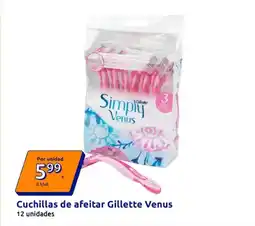 Action Gillette - venus cuchillas de afeitar oferta