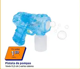 Action Pistola de pompas oferta