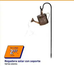 Action Solar - regadera con soporte oferta