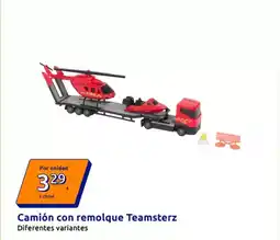 Action Camión con remolque teamsterz oferta