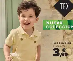 Carrefour Polo piqué liso oferta