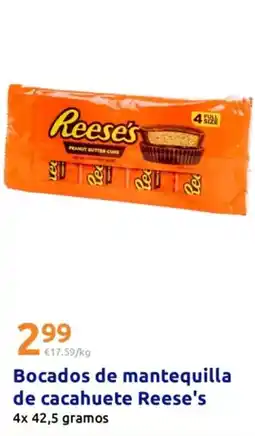 Action Reese's - bocados de mantequilla de cacahuete oferta