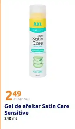 Action Care - gel de afeitar satin sensitive oferta