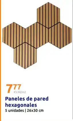 Action Paneles de pared hexagonales oferta