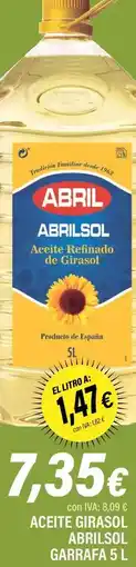 Cash Ifa Abril - abrilsol aceite girasol oferta
