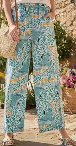 Carrefour Pantalón con lino S-3XL oferta