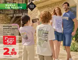 Carrefour Camiseta infantil o adulto oferta