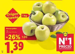 Lidl Origen - manzana golden oferta