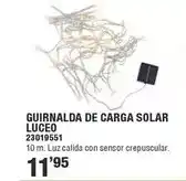 Optimus Guirnalda de carga solar luceo oferta