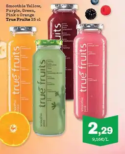 Sorli TRUE FRUITS Smoothie Yellow, Purple, Green, Pink o Orange oferta