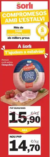 Sorli CAMPOFRIO Pernil cuit extra oferta