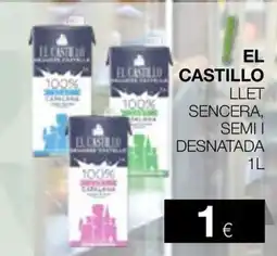Plusfresc EL CASTILLO Llet sencera, semi i desnatada oferta