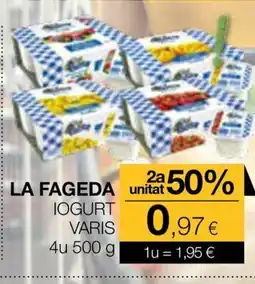 Plusfresc LA FAGEDA Iogurt varis oferta