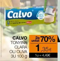 Plusfresc CALVO Tonyina clara oli oliva oferta