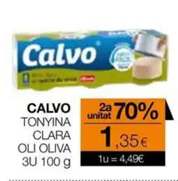 Plusfresc CALVO Tonyina clara oli oliva oferta