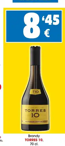 TOP Cash & Carry TORRES 10 Brandy oferta
