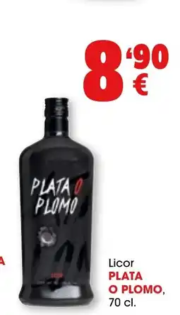 TOP Cash & Carry PLATA O PLOMO Licor oferta