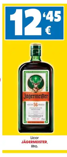 TOP Cash & Carry JÄGERMEISTER Licor oferta