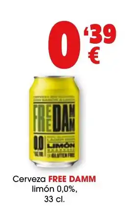 TOP Cash & Carry FREE DAMM Cerveza limón 0,0% oferta