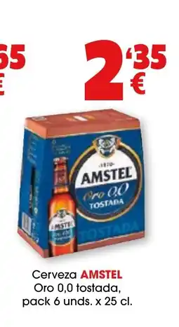 TOP Cash & Carry AMSTEL Cerveza Oro 0,0 tostada oferta