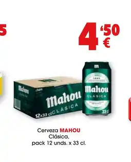 TOP Cash & Carry MAHOU Cerveza Clásica oferta