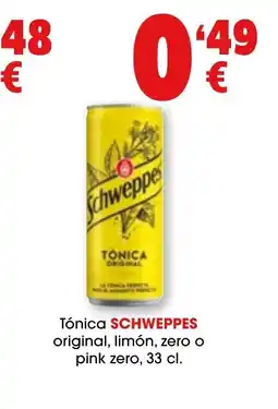 TOP Cash & Carry SCHWEPPES Tónica original, limón, zero o pink zero oferta